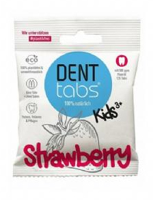 Denttabs kids - aardbei - met fluoride