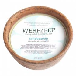 Scheerkom met 200 gram scheerzeep